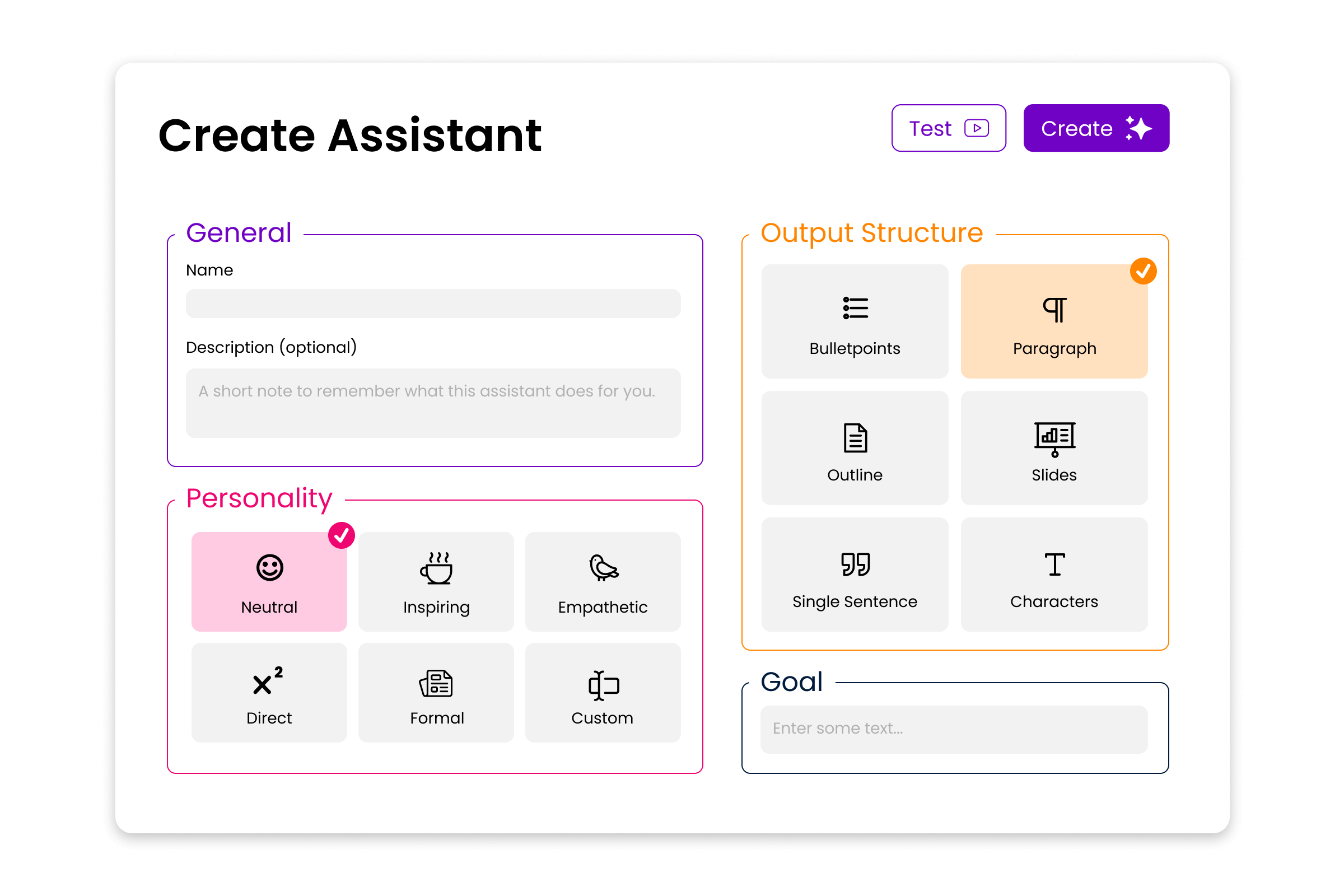 Assistant Builder