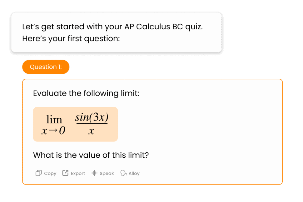 Advanced Math Support