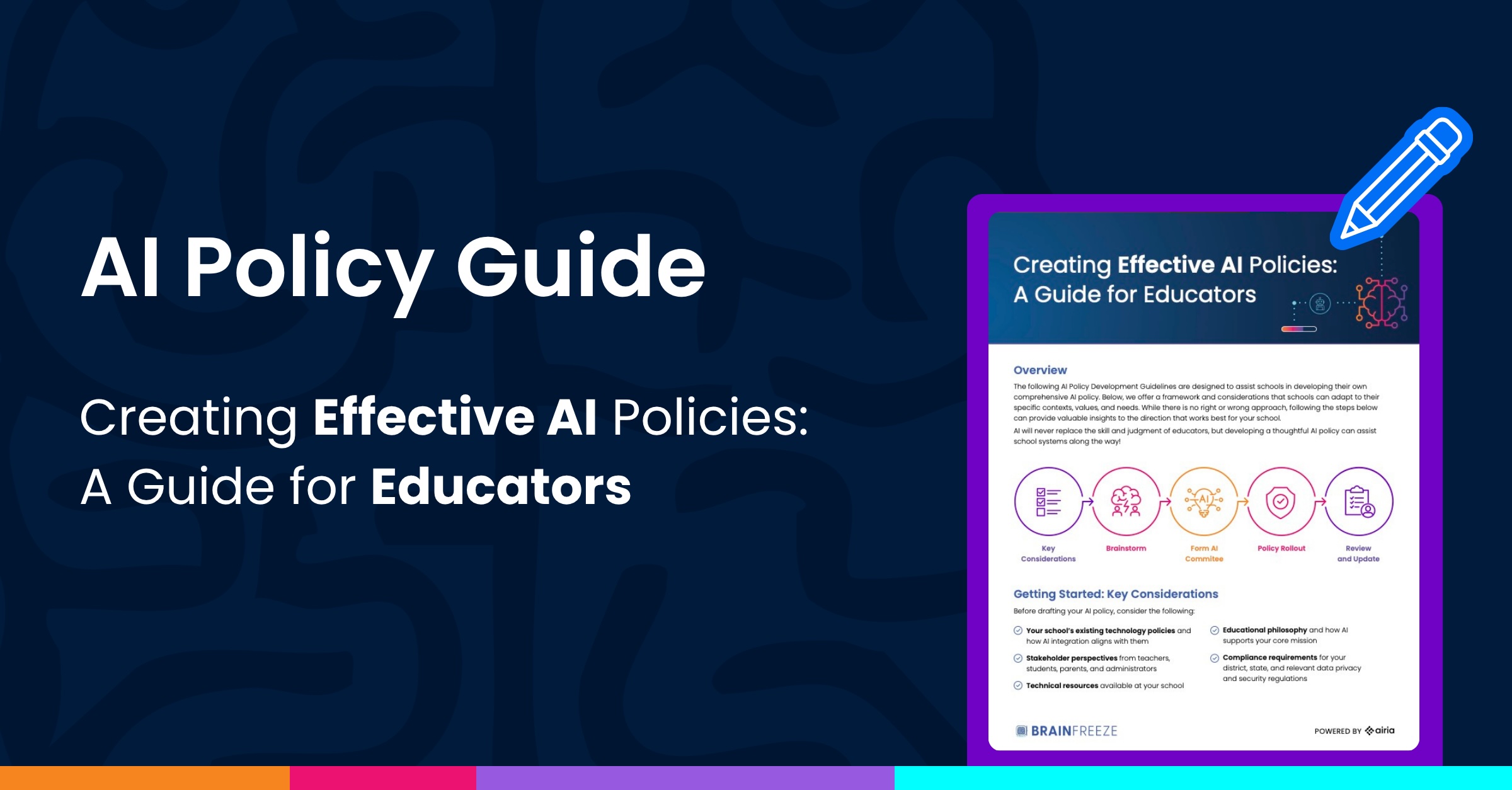 Creating Effective AI Policies: A Guide for Educators